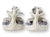 Mid 19th century miniature Staffordshire lambs modeled in rare unglazed bisque rather than the more common glazed pottery....