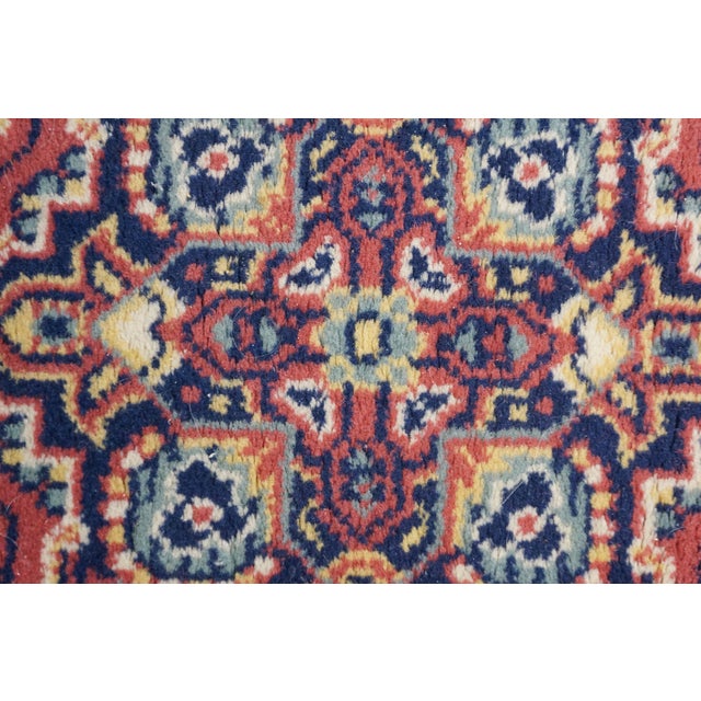 Vintage Kismet 100% Wool Geometric Rug Runner Carpet Mat 26" X 104" For Sale - Image 6 of 13