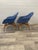 Textile Vintage Blue Upholstery Chairs by Navratil, 1960 For Sale - Image 7 of 9