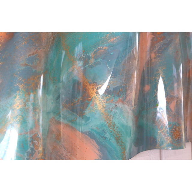 1990s 1990's Sculptural Abstract Acrylic Wall Panel For Sale - Image 5 of 7