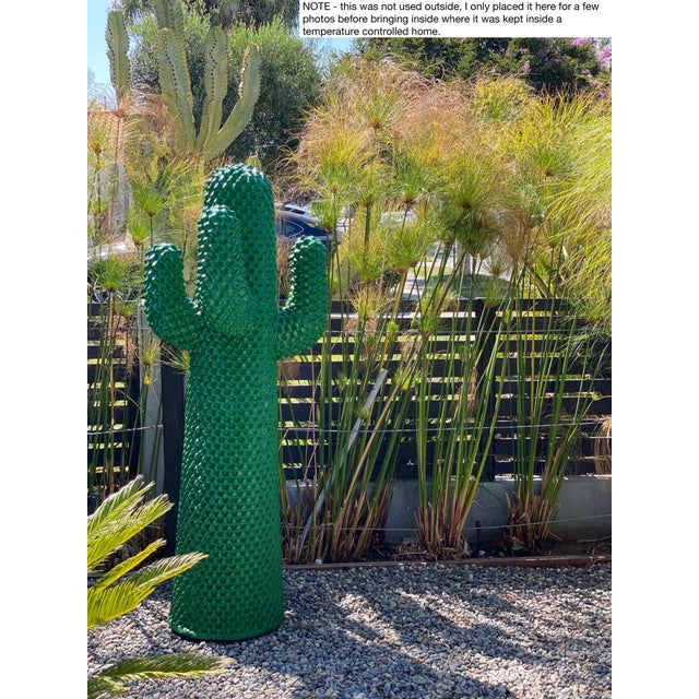 A rare and highly collectible limited edition Gufram 'Cactus' coat / hat rack sculpture designed by Guido Drocco and...