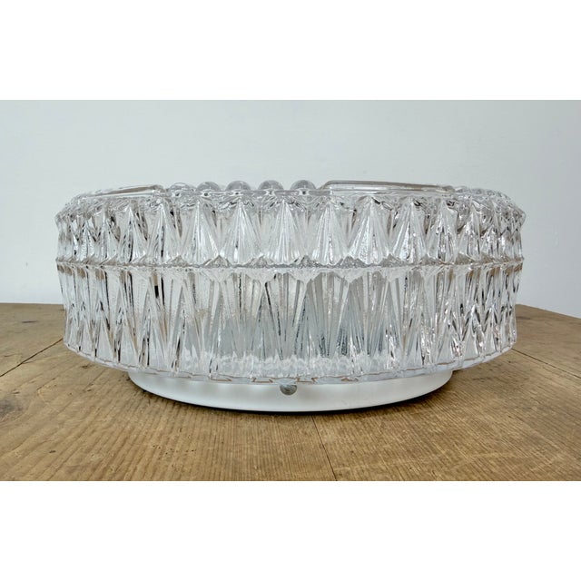 1980s Vintage Glass Wall Light, 1970s For Sale - Image 5 of 17