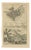 Antique Plan of Lima and View of Potosí from A. & J. Churchill, 1744 For Sale