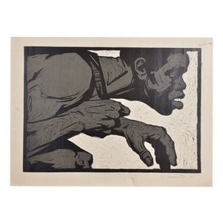 Albert Goltjakov, Quietly, 1961, Monotype For Sale