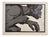 Albert Goltjakov, Quietly, 1961, Monotype For Sale