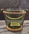 Mid-Century Modern 1950s Austrian Dark Glass Ice Bucket With Brass Frame, Carl Aubock Design, 3-Piece Set, Unused For Sale - Image 3 of 6