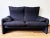 Black Two-Seater Loveseat Sofa by Vico Magistretti for Cassina, 80s For Sale - Image 6 of 10
