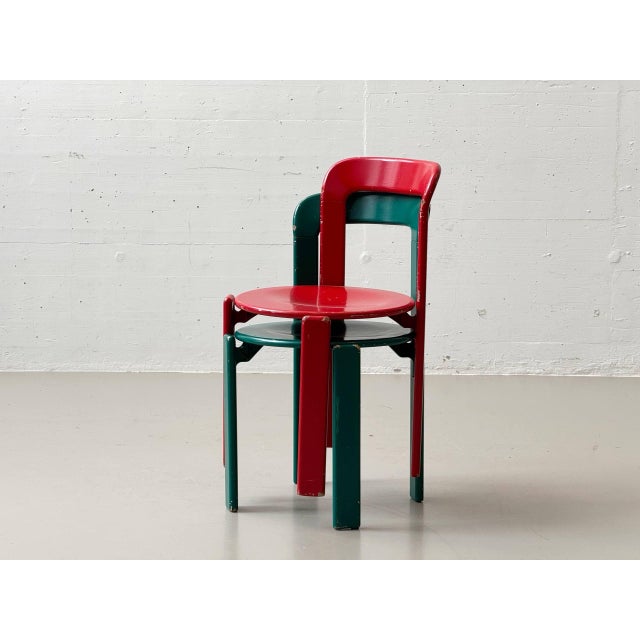 Dietiker Vintage Chairs by Bruno Rey for Dietiker, Switzerland, 1970s, Set of 2 For Sale - Image 4 of 15