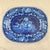 English Stubbs & Kent Georgian Cobalt Transferware ‘ Birds and Fruits’ Platter, Circa 1830 For Sale - Image 3 of 13