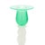 White Opaline and Jade Glass Candlestick by Steuben, C. 1925 For Sale - Image 4 of 6