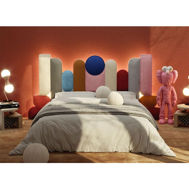 Blue Ej Ee Bed by Malabar For Sale - Image 8 of 10