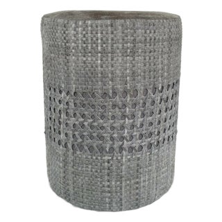 Made Goods Modern Hand Woven Gay Suede Ellington Stool For Sale