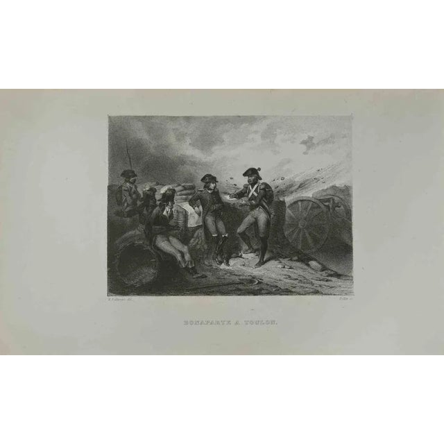 Napoleon Bonaparte in Toulon is an etching that belongs to the suite AtlasBatt realized within Jacques Norvins' Histoire...
