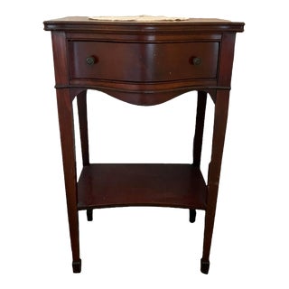 1950s Mahogany Nightstand For Sale