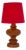 Mid-Century Modern Scandinavian Oak Table Lamp from Möllers For Sale