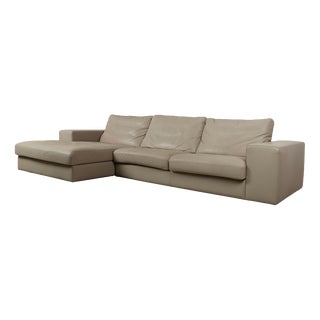Cenova Leather Corner Sofa from BoConcept For Sale
