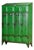Vintage Industrial Green Locker, 1950s For Sale