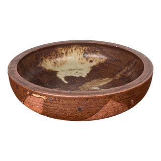 Mid-Century Modern Danish Studio Pottery Bowl from Visby, Denmark, 1960s For Sale