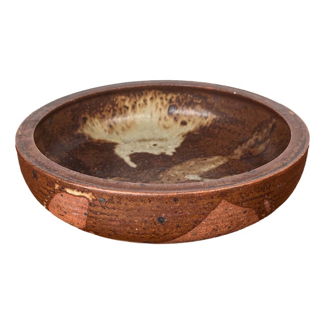 Mid-Century Modern Danish Studio Pottery Bowl from Visby, Denmark, 1960s For Sale