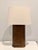 Linen Thomasville Contemporary Bronze Table Lamps With Linen Shades - a Pair For Sale - Image 8 of 9