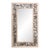 Patched Faux Zebra Mirror by Mecox Gardens For Sale