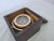 Brass Boat Compass in Varnished Wood Box For Sale - Image 9 of 11