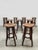 Wood Vintage Brutalist Wooden Barstools, 1970s, Set of 12 For Sale - Image 7 of 8