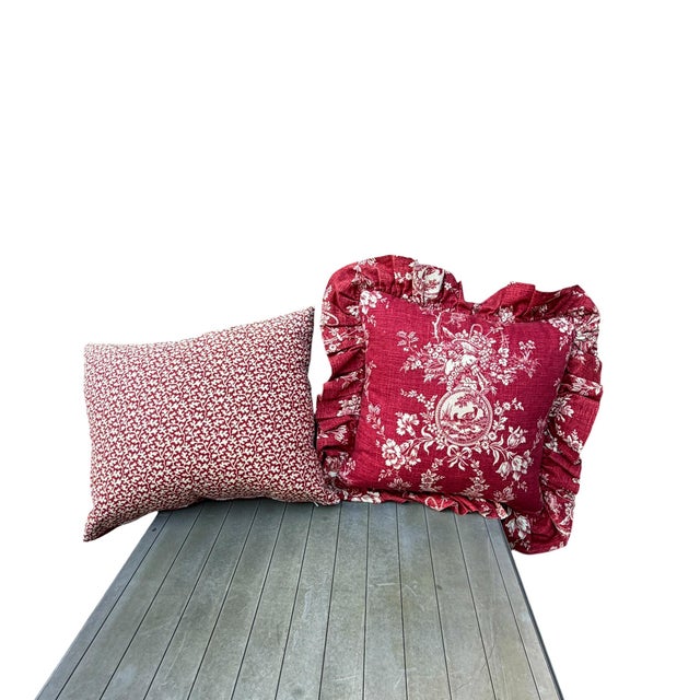 Vintage Country House by Sidney Muncy Decorative Pillows For Sale - Image 6 of 7