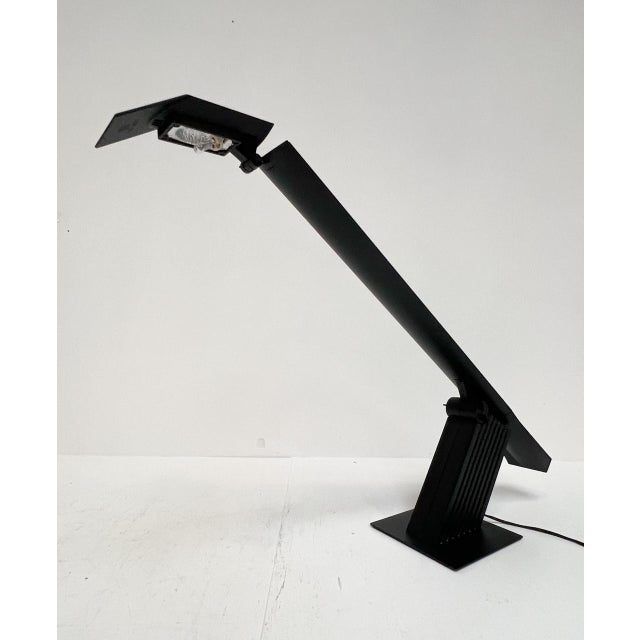 Black Condor Desk Lamp by Hans Von Klier for Bilumen, 1980s For Sale - Image 6 of 10