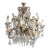 Mid 20th Century Louis XV Style Bronze and Crystal Twelve-Light Chandelier For Sale