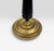 American Vintage Wood and Gold Leaf Applications Tall Candleholders For Sale - Image 3 of 6