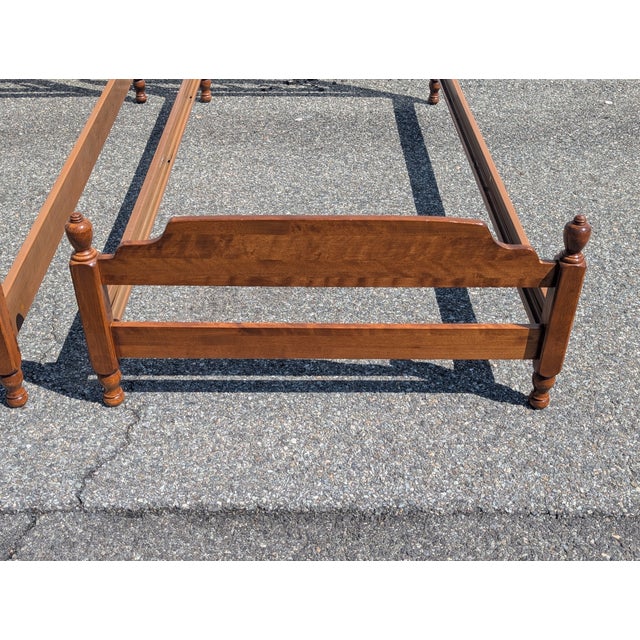 Pair of 1960s Ethan Allen Solid Baumritter Maple Twin Size Bedframes For Sale - Image 15 of 15
