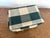 English 1990s Green and White Fabric Check Lidded Box For Sale - Image 3 of 6
