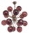 21st Century Diciotto Bronze Amethyst Bubbles Murano Sputnik Chandelier by Fabio LTD For Sale
