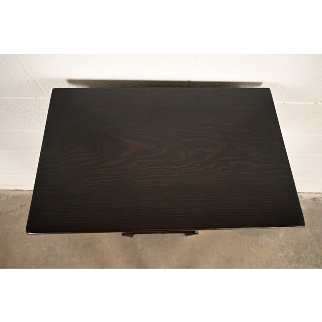 Stickley Brothers Style Antique Mission Oak Arts & Crafts Bookcase or Magazine Rack, Circa 1910 For Sale - Image 9 of 12