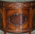 Antique Victorian Flamed Hardwood Demi Lune Sideboard, 1880 For Sale - Image 3 of 18