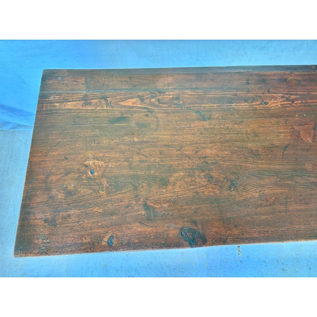 19th Century French Louis XVI Walnut Console Table For Sale - Image 9 of 12