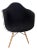 Eames Upholstered Armchair With Dowel Base For Sale