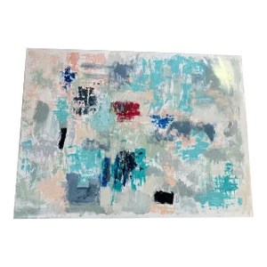 Original Large Abstract Acrylic Painting on Deep Canvas by Dawn Lensing
