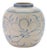 Floral Stoneware Vase 9.25"H For Sale