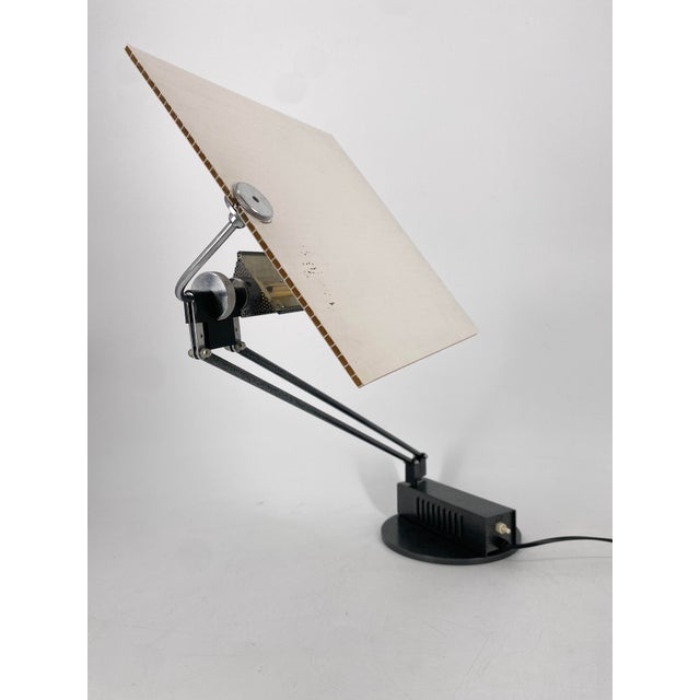 Postmodern W. O. Table Lamp by Sacha Ketoff for Aluminor, France, 1985 For Sale - Image 15 of 18