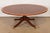 Baker Furniture Style Georgian Banded Mahogany Pedestal Coffee Table For Sale - Image 9 of 9