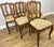 French Louis Style Oak Dining Chairs with Upholstered Seats, Set of 6 For Sale - Image 4 of 16