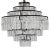 NOIR Satellite Chandelier in Black Metal For Sale In Los Angeles - Image 6 of 6