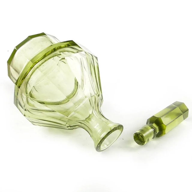 Art Deco Czechoslovakian Carafe from Moser, 1920s For Sale - Image 9 of 11