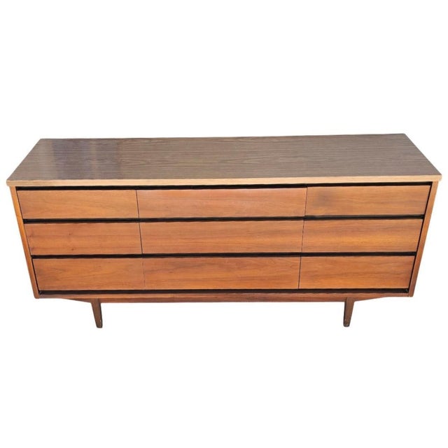 Mid Century Dresser Credenza by Stanley For Sale - Image 12 of 14
