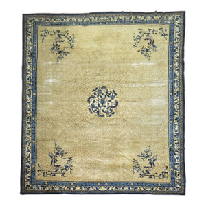 Oversize Chinese Shabby Chic Peking Rug