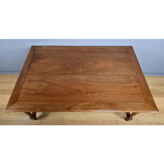 Traditional Walnut Table, 1900s For Sale - Image 4 of 12