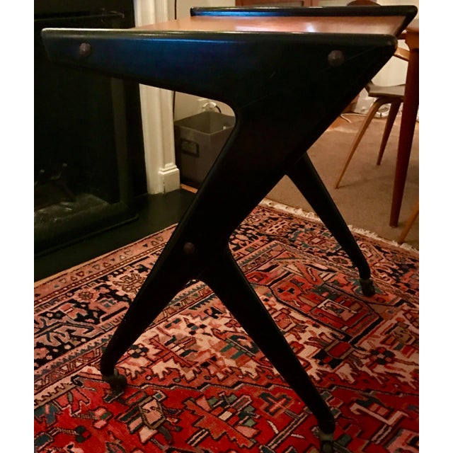 Mid 20th Century Desk, Freestanding, French Designer Attributed to Jean Prouvé For Sale In New York - Image 6 of 12