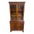 Vintage Georgian Style Mahogany Bookcase Cabinet China Cabinet For Sale